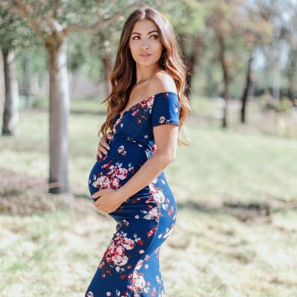 Pink Blush Maternity dress size medium